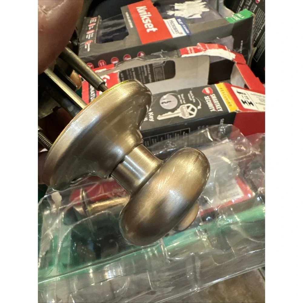 Kwikset 740J15SMTCP Juno Satin Nickel 97402-736 Entry Knob‎